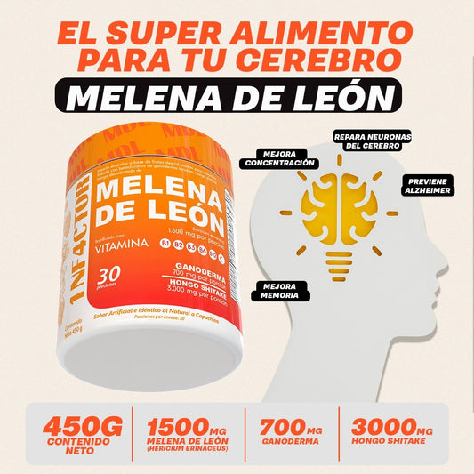NUEVO SUPLEMENTO CON MELENA DE LEON PRO